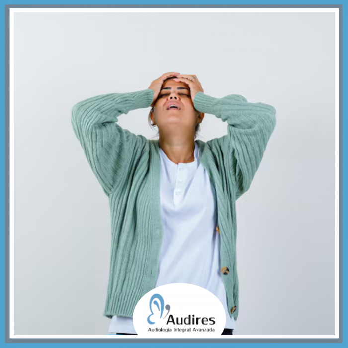 Mujer con ruido