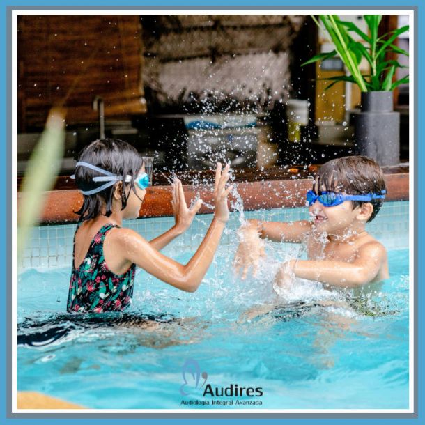 Tapones en la piscina
