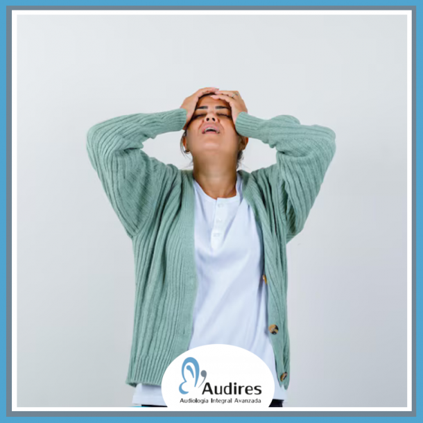 Mujer con ruido